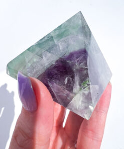 Fluorite pyramid