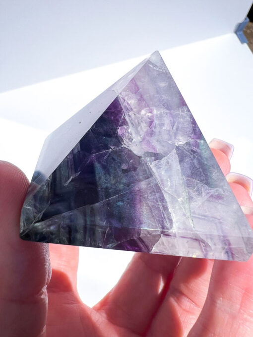 Fluorite pyramid