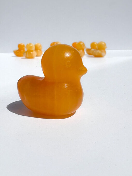 Orange Calcite duck