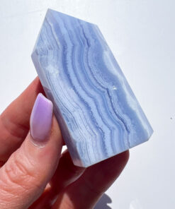 Blue Lace Agate point