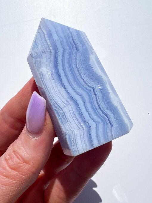 Blue Lace Agate point