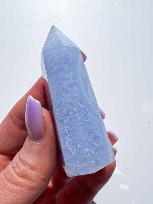 Blue Lace Agate point