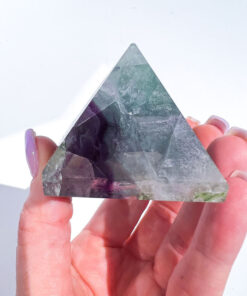 Fluorite pyramid