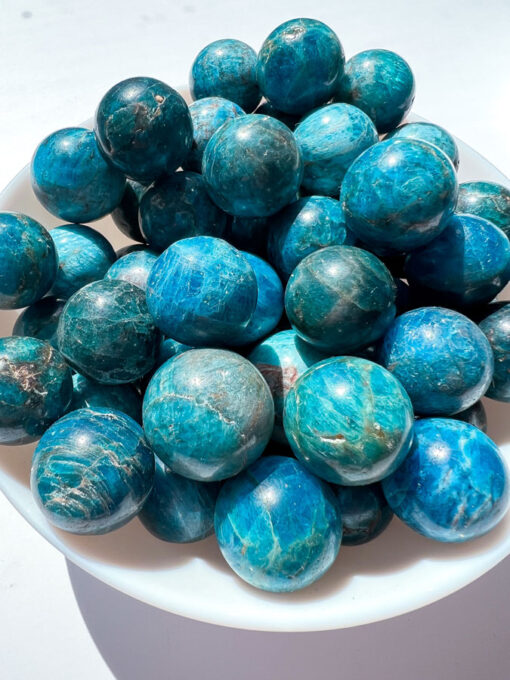 Blue Apatite sphere