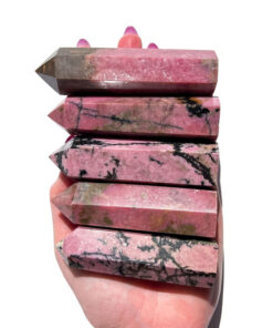 Rhodonite point