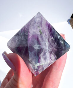 Fluorite pyramid