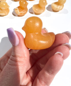 Orange Calcite duck