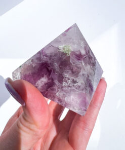 Fluorite pyramid