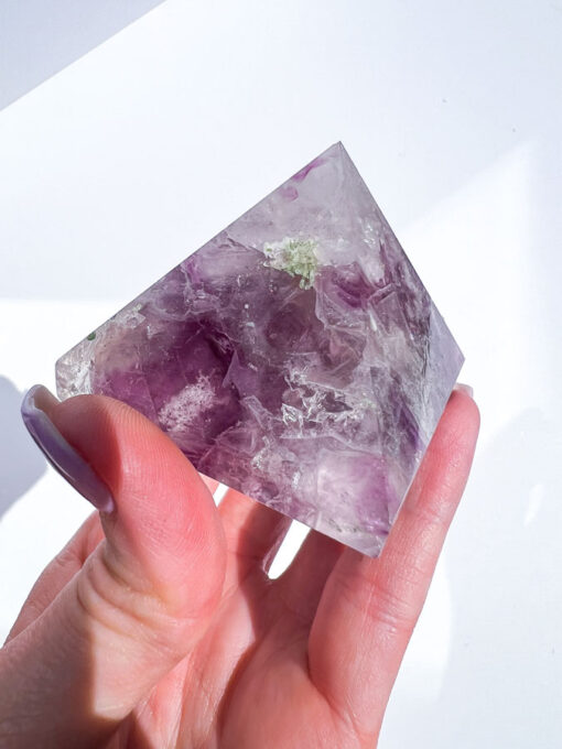 Fluorite pyramid