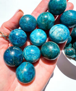 Blue Apatite sphere