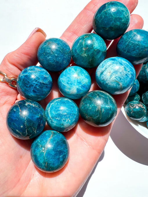 Blue Apatite sphere