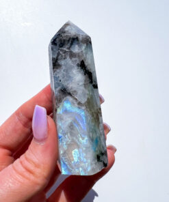 Rainbow Moonstone point