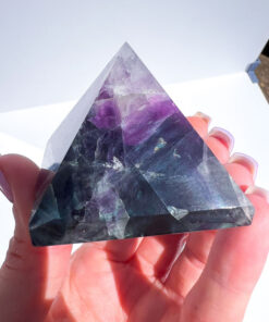 Fluorite pyramid