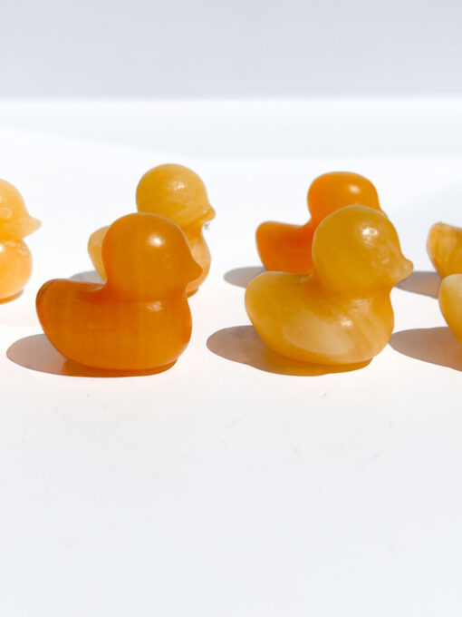 Orange Calcite duck