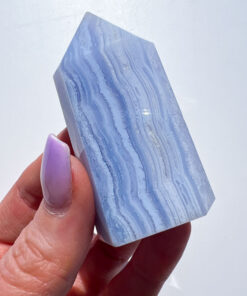 Blue Lace Agate point