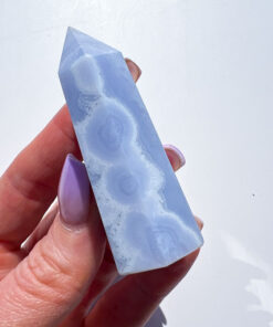 Blue Lace Agate point