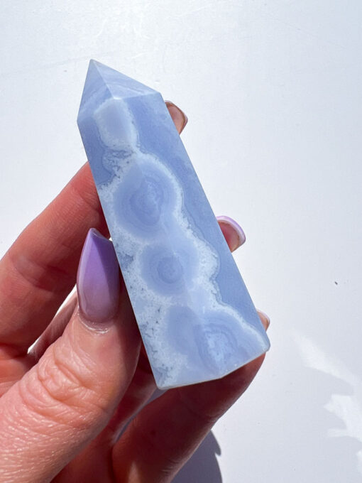 Blue Lace Agate point