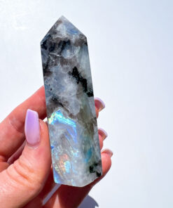 Rainbow Moonstone point