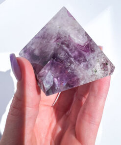 Fluorite pyramid