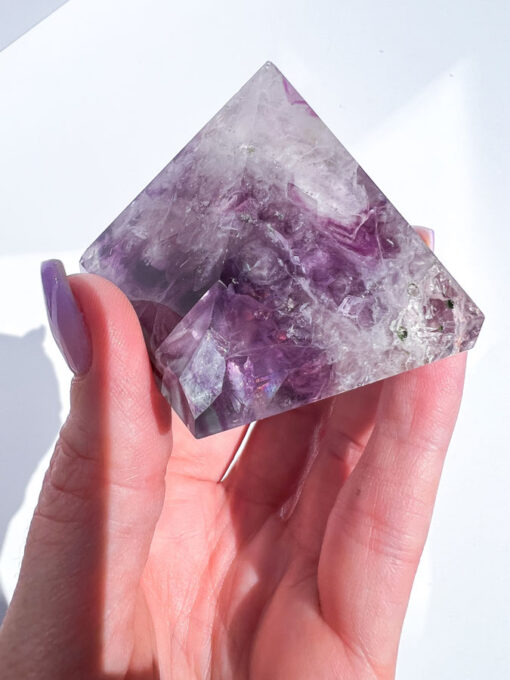 Fluorite pyramid