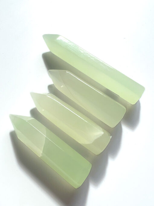 Green Calcite point