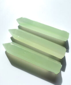 Green Calcite point