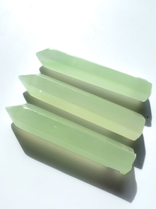 Green Calcite point