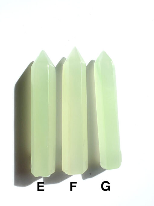 Green Calcite point