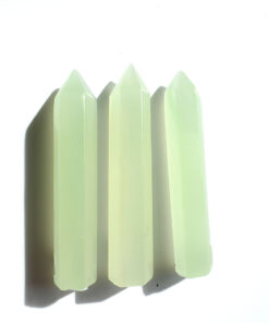 Green Calcite point