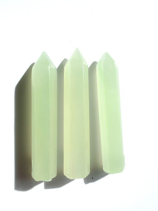 Green Calcite point