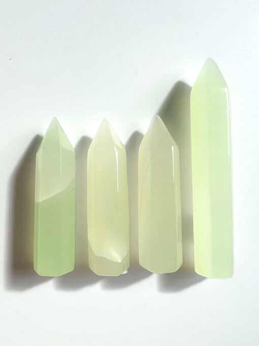 Green Calcite point