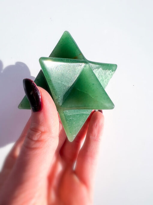 large Green Aventurine merkaba