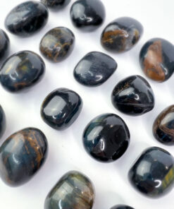 Blue Tigers Eye tumbles