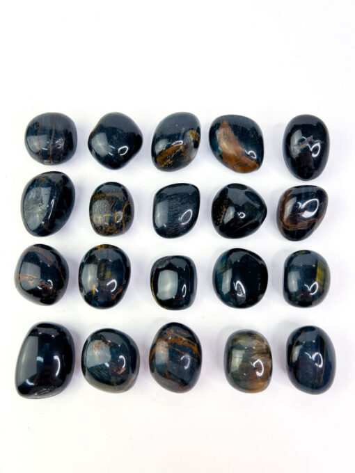 Blue Tigers Eye tumbles