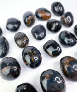 Blue Tigers Eye tumbles