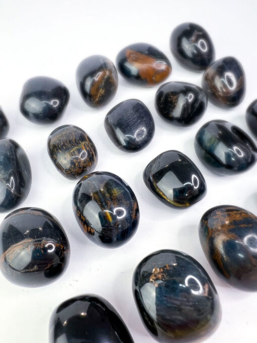 Blue Tigers Eye tumbles