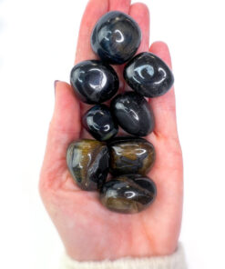 Blue Tigers Eye tumbles