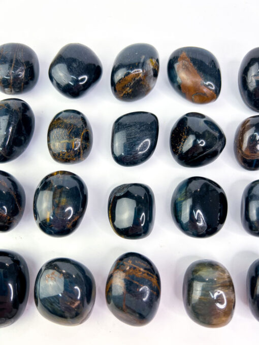 Blue Tigers Eye tumbles