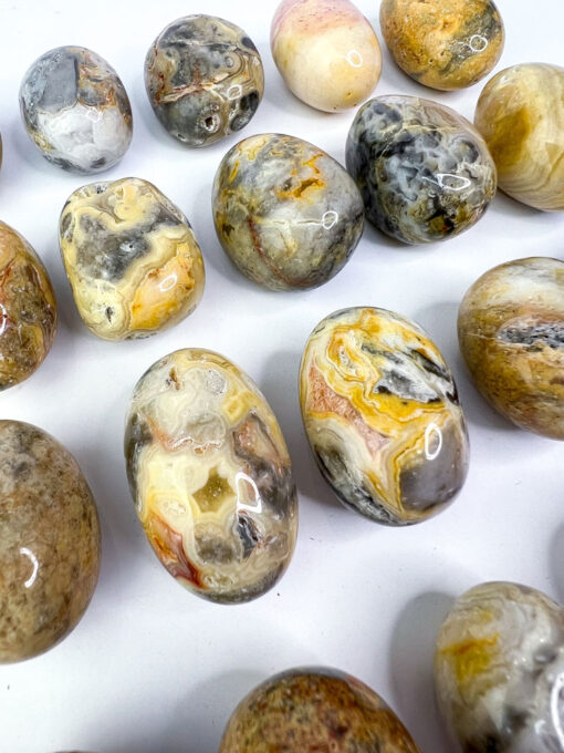 Crazy Lace Agate tumbles