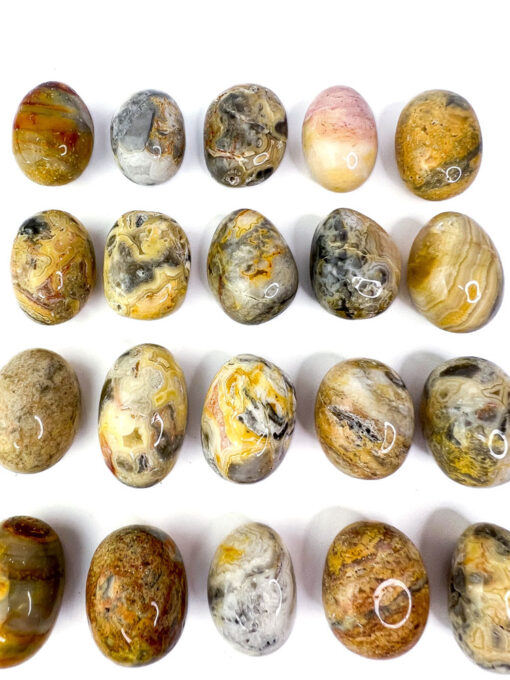 Crazy Lace Agate tumbles