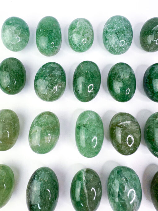 Green Strawberry Quartz tumbles