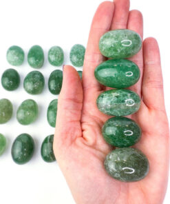 Green Strawberry Quartz tumbles