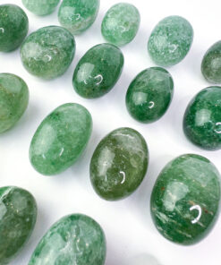 Green Strawberry Quartz tumbles