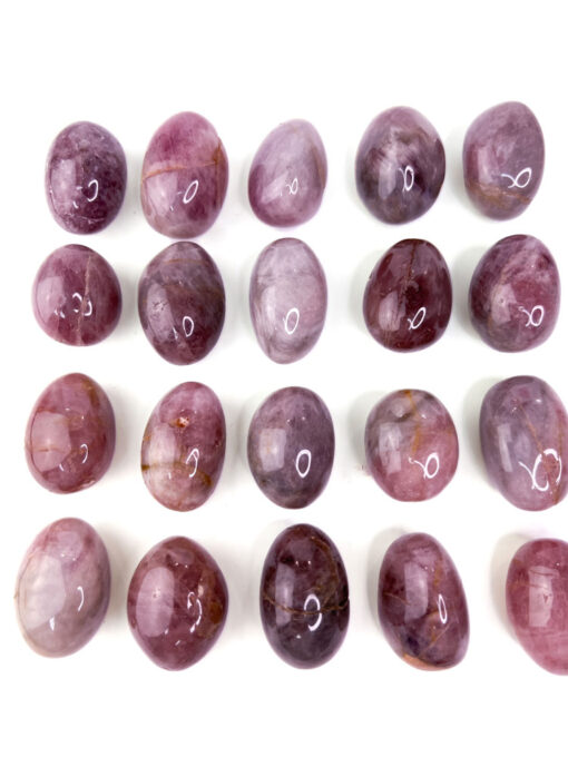 Lavender Rose Quartz tumbles