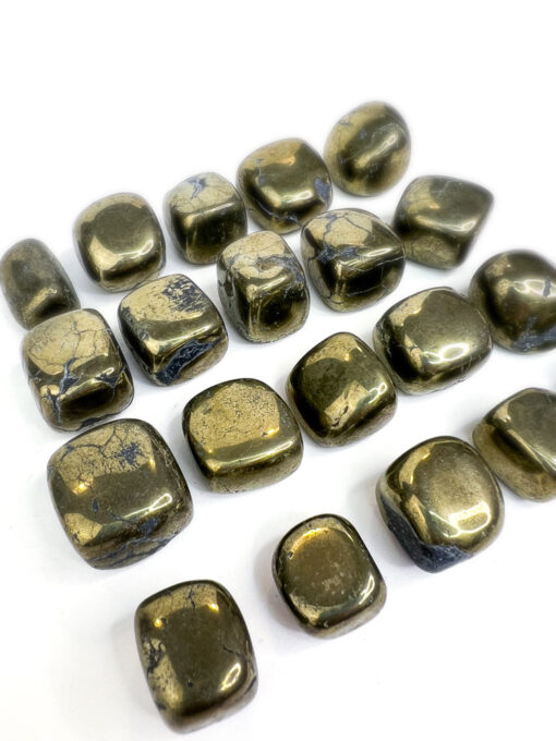 Pyrite tumbles