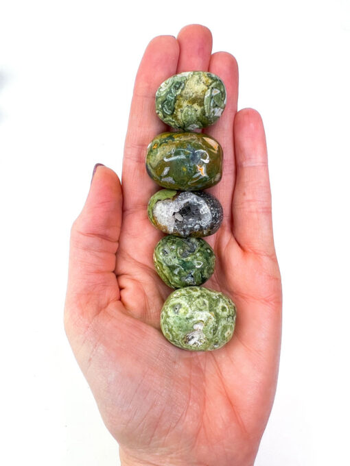 Rainforest Jasper tumbles