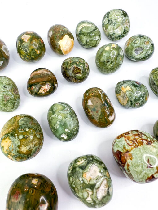 Rainforest Jasper tumbles