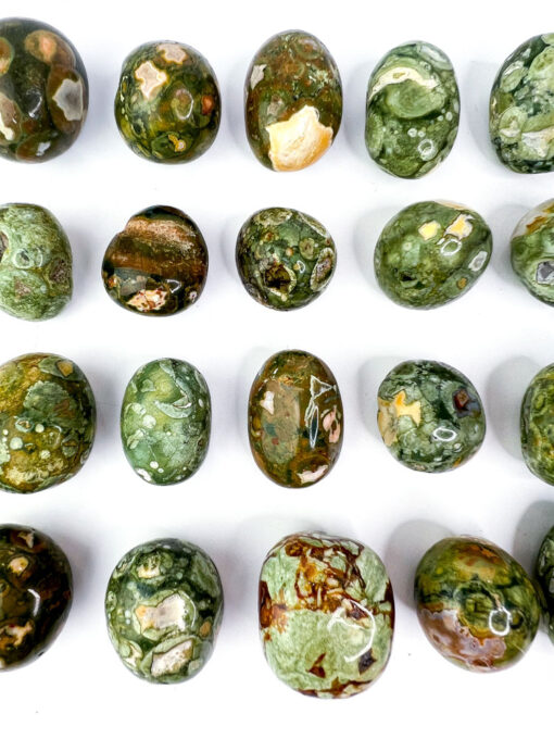 Rainforest Jasper tumbles