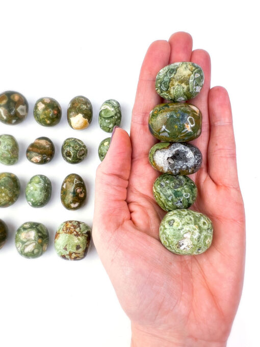 Rainforest Jasper tumbles