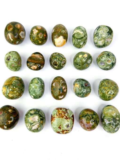 Rainforest Jasper tumbles